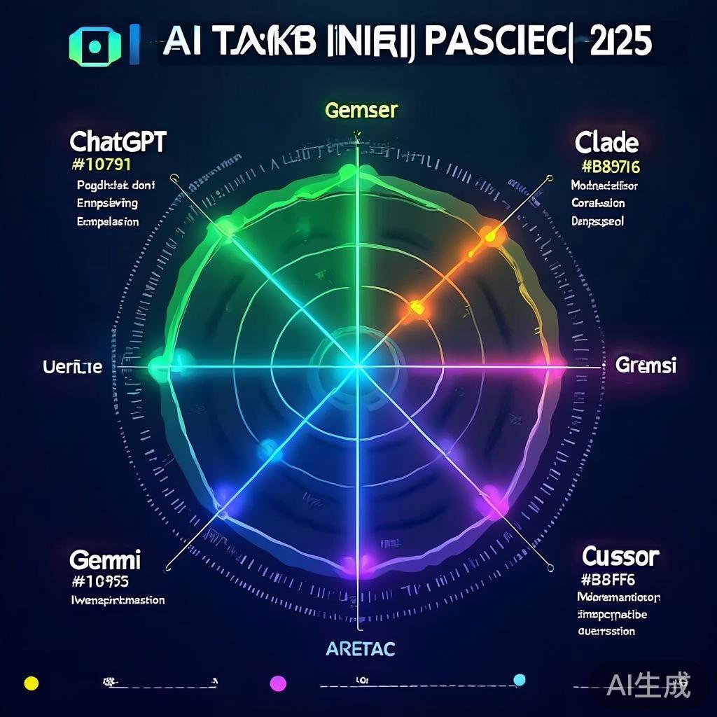 AI平台能力对比雷达图