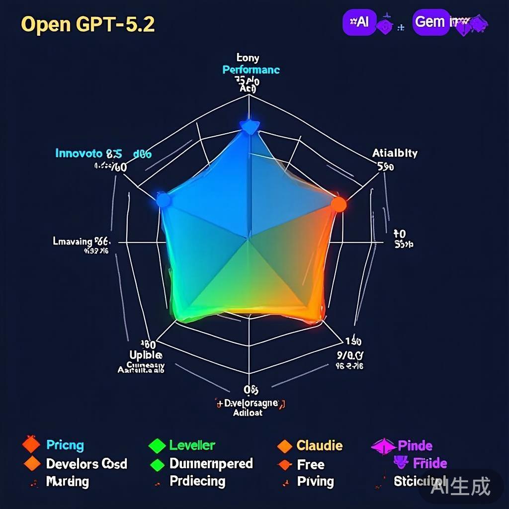 AI平台对比雷达图