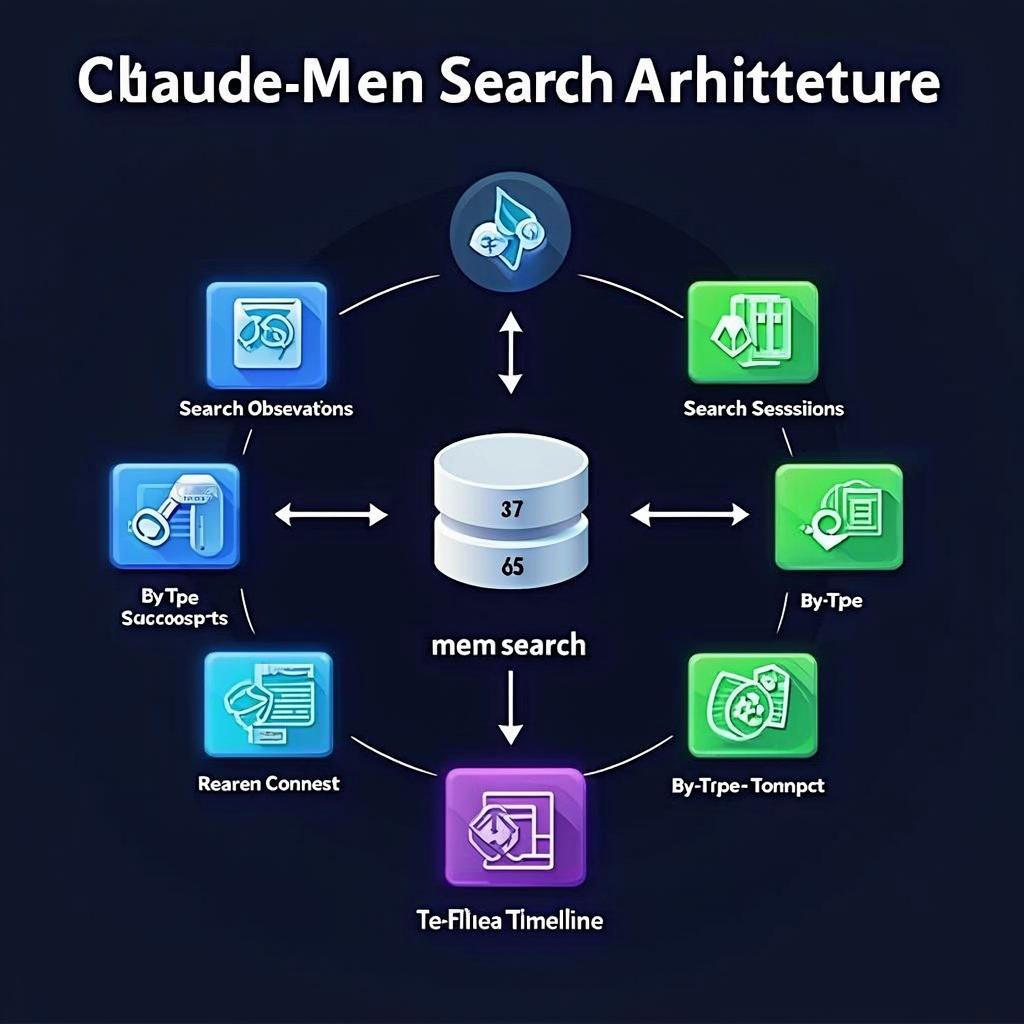 Claude-Mem搜索架构图