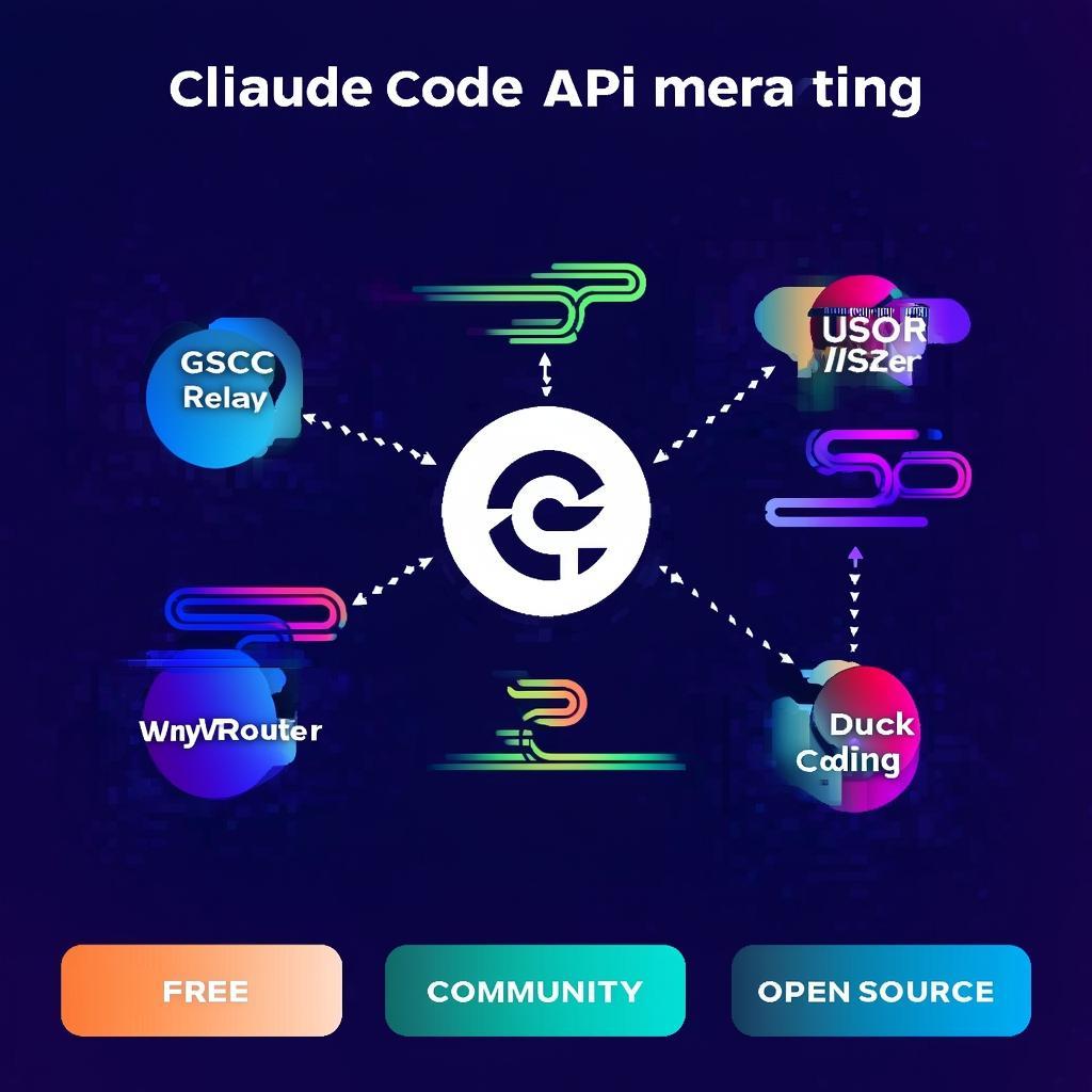 公益API中转站架构图