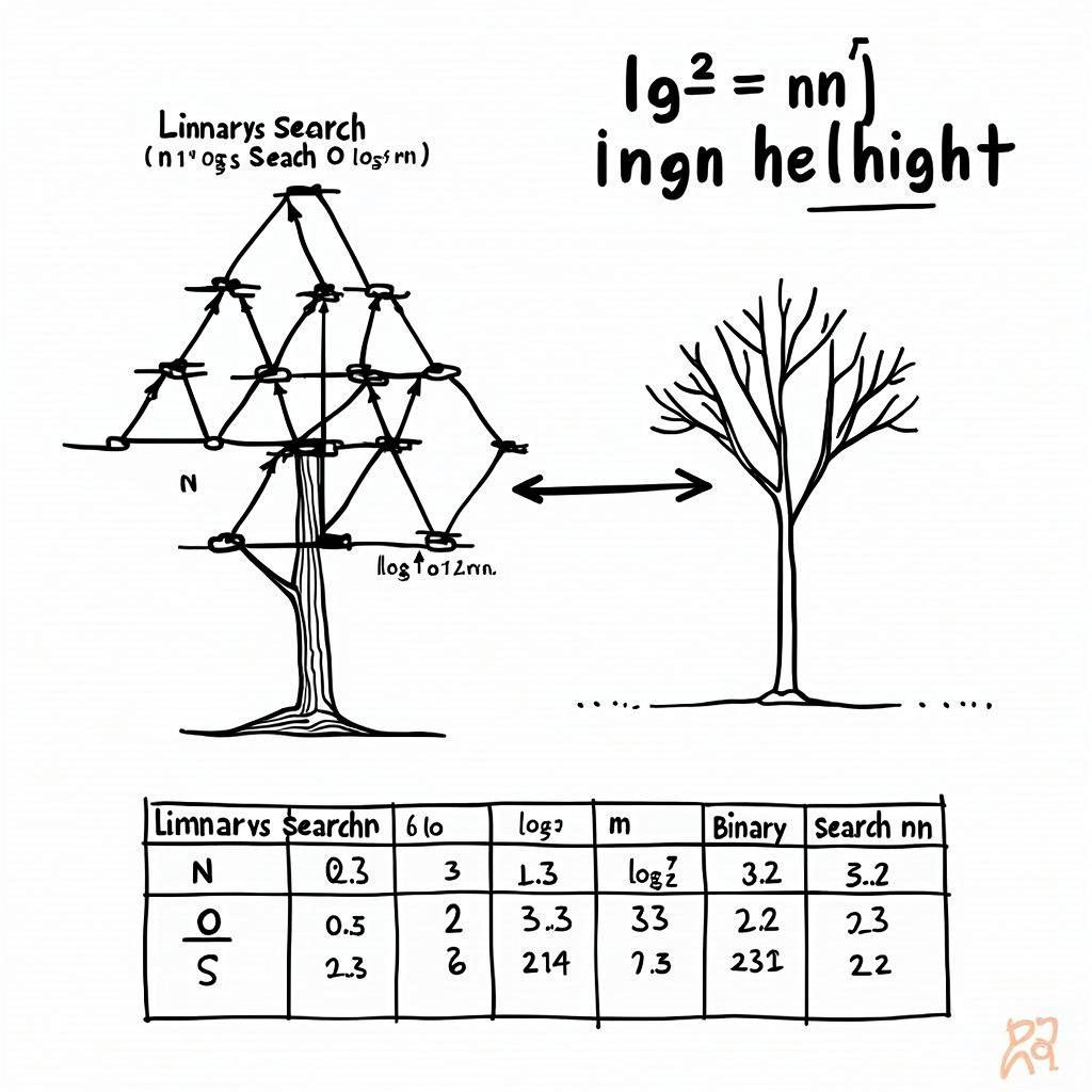 Logarithm and Database Index