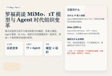 罗福莉谈 MiMo、1T 模型与 Agent 时代组织变革:真正的竞争已经不只是训练模型-Toy's Tech Notes