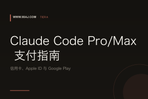Claude Code Pro/Max 支付指南: 信用卡、Apple ID 与 Google Play