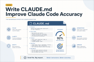 CLAUDE.md 怎么写: 提升 Claude Code 准确率的最小有效配置