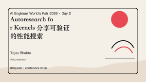 Autoresearch for Kernels 分享可验证的性能搜索