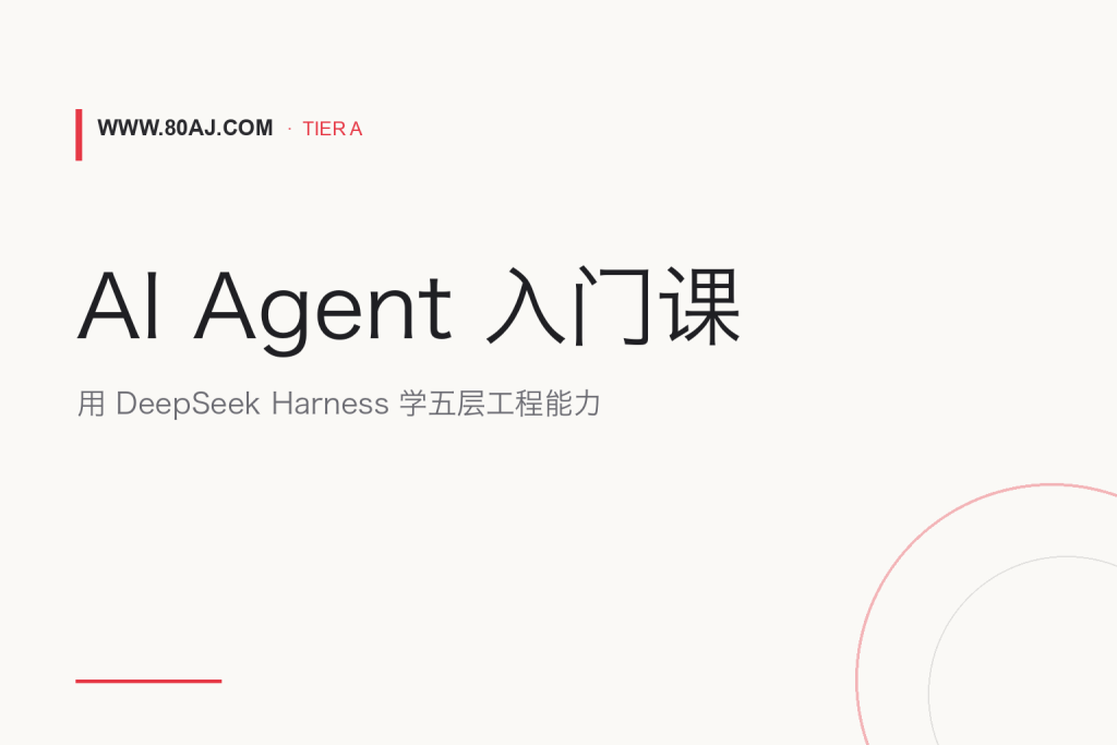 AI Agent 入门课: 用 DeepSeek Harness 学五层工程能力