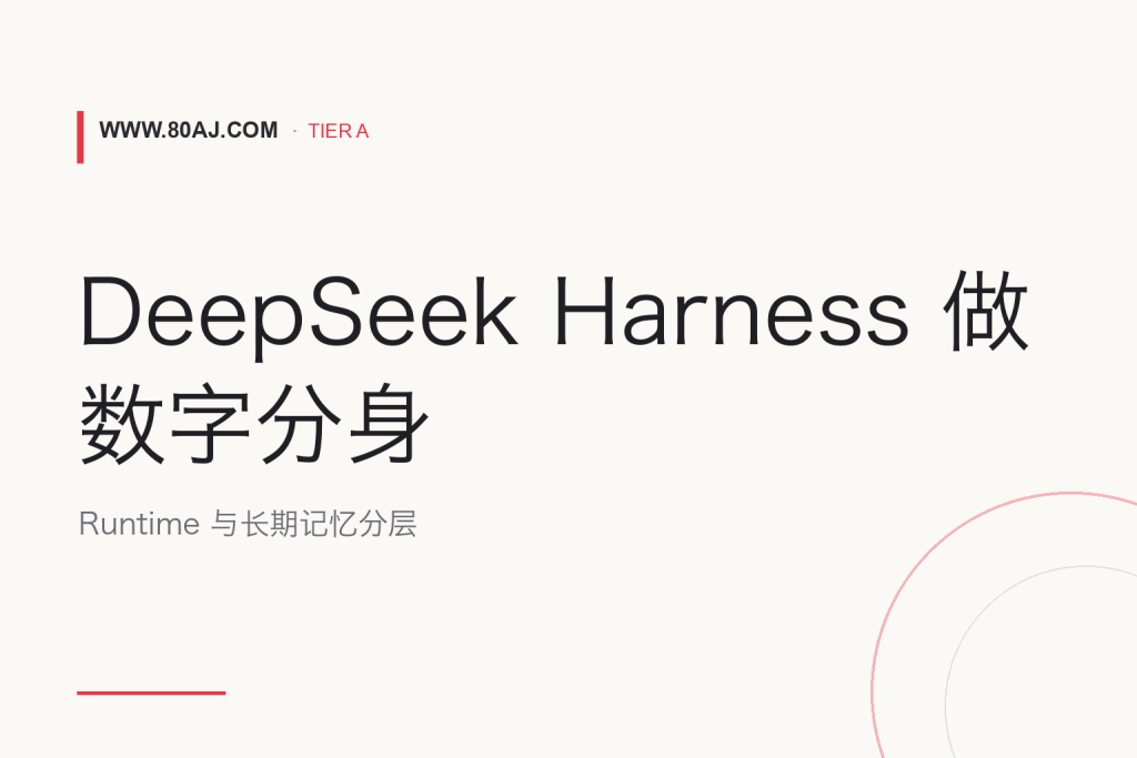 DeepSeek Harness 做数字分身: Runtime 与长期记忆分层-IT资源栈