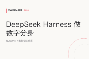 DeepSeek Harness 做数字分身: Runtime 与长期记忆分层